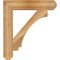 Ekena Millwork Imperial Craftsman Rough Sawn Bracket, Western Red Cedar, 6"W x 34"D x 38"H BKT06X34X38IMP04RWR - alternate 4